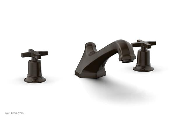Phylrich - Hex Modern Deck Tub Set - Cross Handles