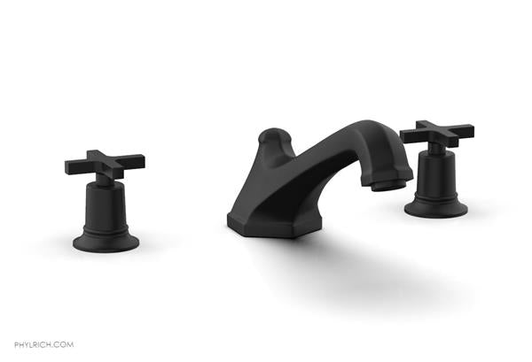 Phylrich - Hex Modern Deck Tub Set - Cross Handles