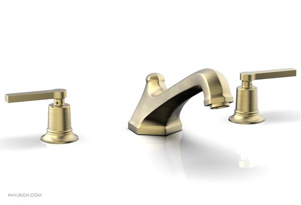 Phylrich - Hex Modern Deck Tub Set - Lever Handles