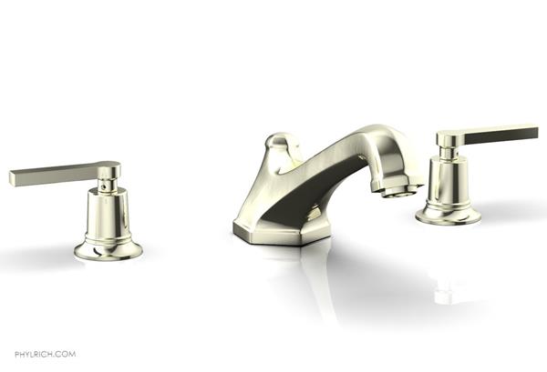 Phylrich - Hex Modern Deck Tub Set - Lever Handles