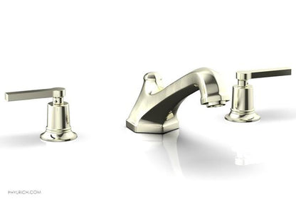Phylrich - Hex Modern Deck Tub Set - Lever Handles