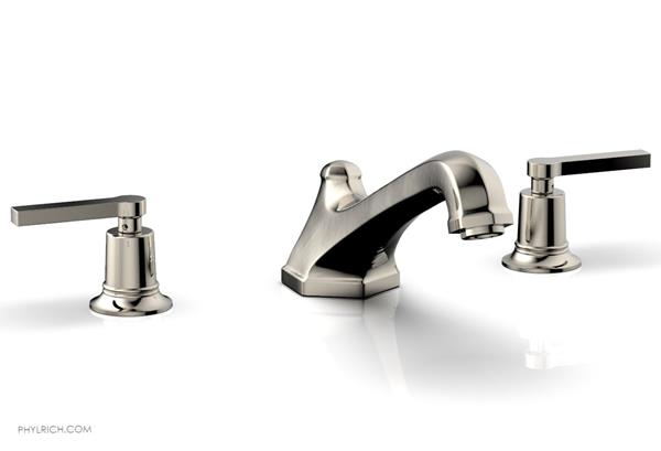 Phylrich - Hex Modern Deck Tub Set - Lever Handles