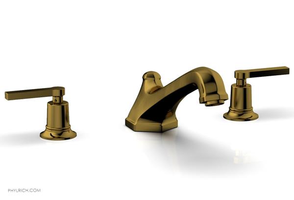 Phylrich - Hex Modern Deck Tub Set - Lever Handles