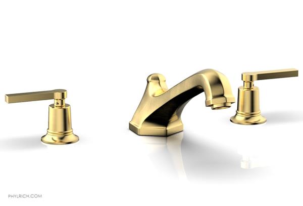 Phylrich - Hex Modern Deck Tub Set - Lever Handles
