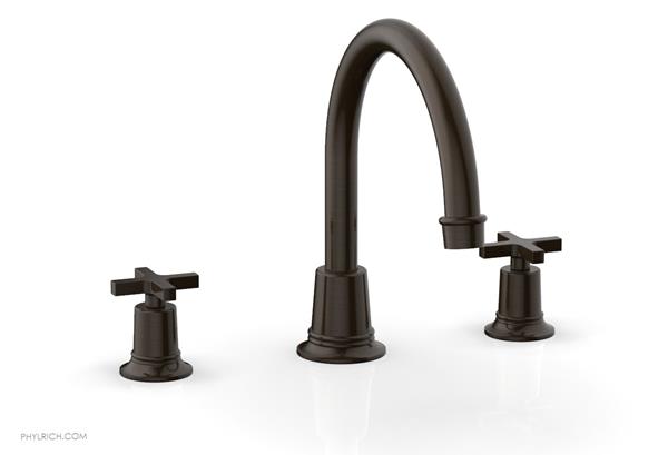 Phylrich - Hex Modern Deck Tub Set - Cross Handles