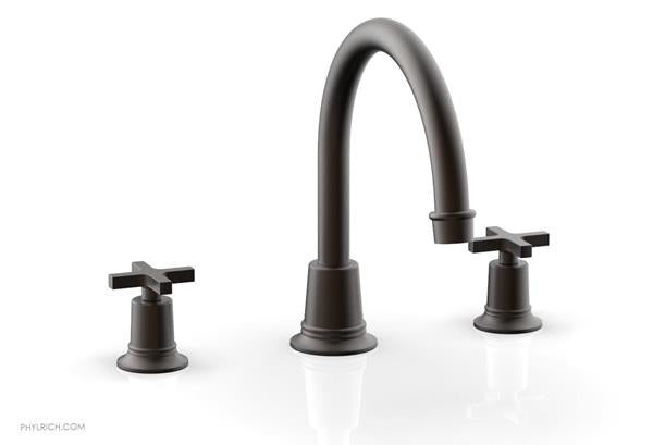 Phylrich - Hex Modern Deck Tub Set - Cross Handles