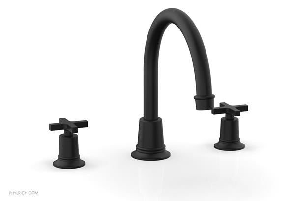 Phylrich - Hex Modern Deck Tub Set - Cross Handles