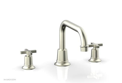 Phylrich - Hex Modern Deck Tub Set Flat Spout - Cross Handles