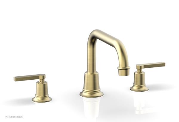 Phylrich - Hex Modern Deck Tub Set Flat Spout - Lever Handles