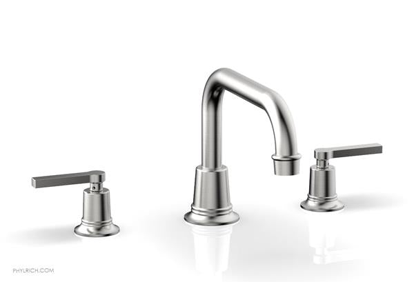 Phylrich - Hex Modern Deck Tub Set Flat Spout - Lever Handles
