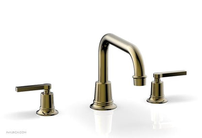 Phylrich - Hex Modern Deck Tub Set Flat Spout - Lever Handles