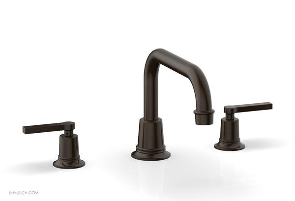 Phylrich - Hex Modern Deck Tub Set Flat Spout - Lever Handles