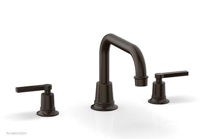 Phylrich - Hex Modern Deck Tub Set Flat Spout - Lever Handles