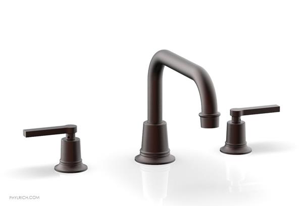 Phylrich - Hex Modern Deck Tub Set Flat Spout - Lever Handles