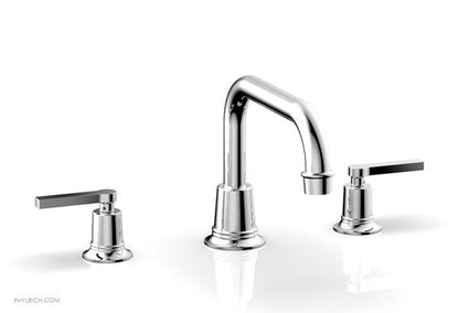 Phylrich - Hex Modern Deck Tub Set Flat Spout - Lever Handles