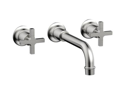 Phylrich - Hex Modern Wall Tub Set - Cross Handle