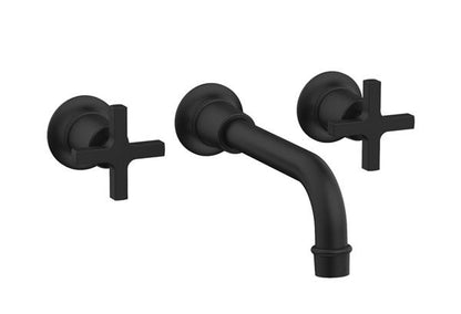 Phylrich - Hex Modern Wall Tub Set - Cross Handle