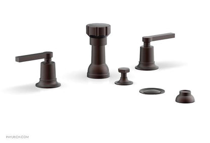 Phylrich - Hex Modern Four Hole Bidet Set - Lever Handles