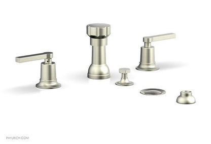 Phylrich - Hex Modern Four Hole Bidet Set - Lever Handles