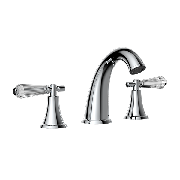 Santec - Evelyn Crystal Widespread Lavatory Set