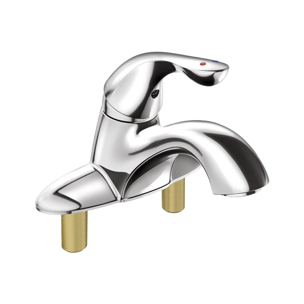 Delta - Classic Single Handle Centerset Bathroom Faucet With City Shanks