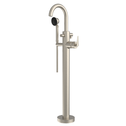 Santec - Berkins Trim - Floor Mount Tub Filler With Hand Shower