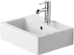 Duravit - Vero 17 3/4" Rectangular Wall Mounted Sink in White