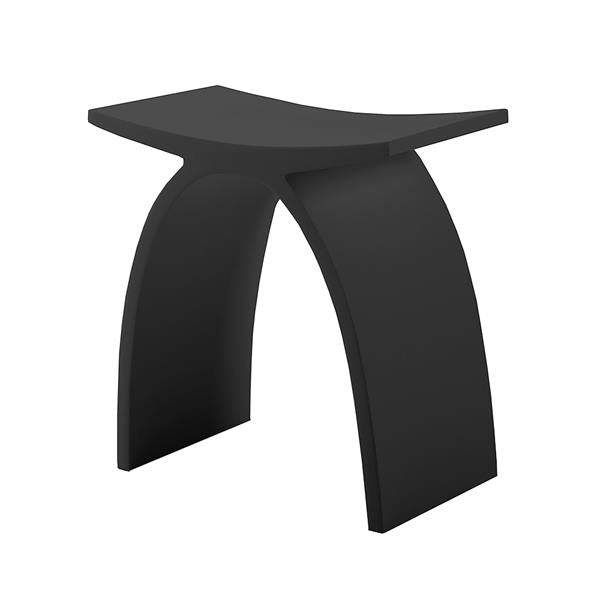 Lacava - Ovale Stool Made Of Solid Surface. W: 16 7/8 Inch D:9 Inch H:17 Inch