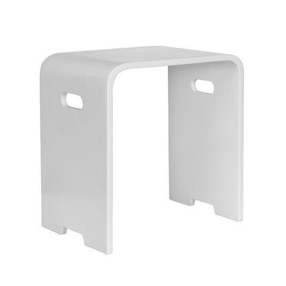 Lacava - Sottile Stool Made Of Solid Surface. W:16 Inch D: 11 3/4 Inch H:17 Inch