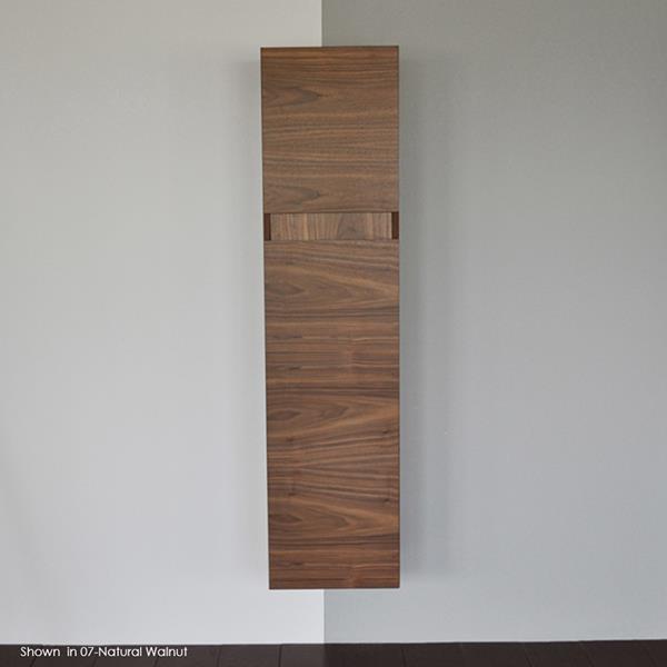 Lacava - Luce Wall-Mount Tall Storage Cabinet With Adjustable Shelves And Two Internal Drawers