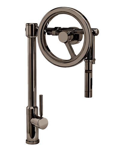 Waterstone - Endeavor Wheel Pulldown Faucet - Toggle Sprayer