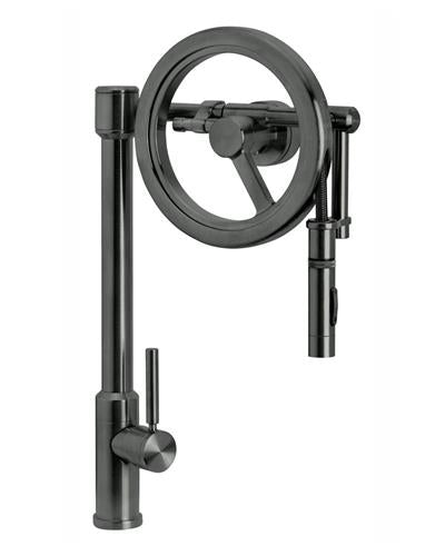 Waterstone - Endeavor Wheel Pulldown Faucet - Toggle Sprayer