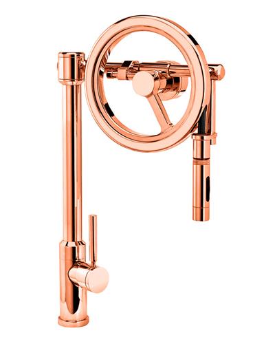 Waterstone - Endeavor Wheel Pulldown Faucet - Toggle Sprayer