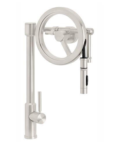 Waterstone - Endeavor Wheel Pulldown Faucet - Toggle Sprayer