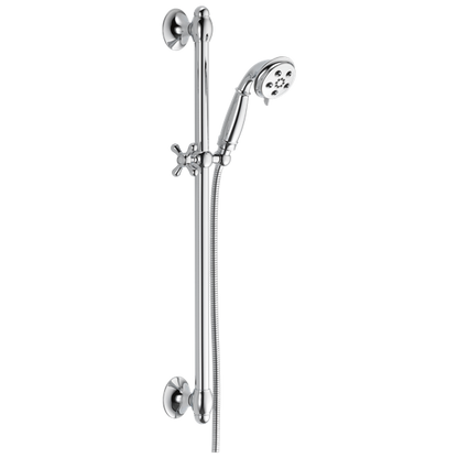 Delta - H2Okinetic 3-Setting Slide Bar Hand Shower