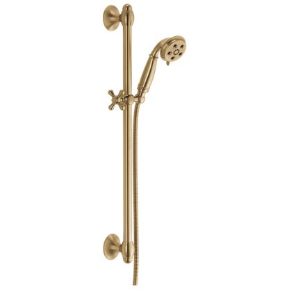 Delta - H2Okinetic 3-Setting Slide Bar Hand Shower