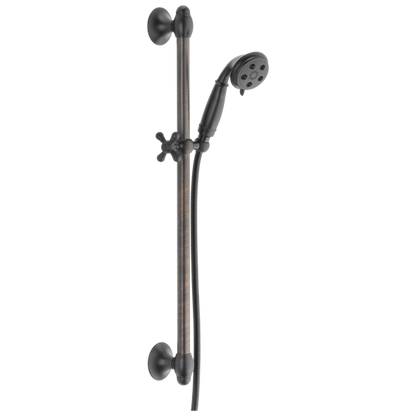 Delta - H2Okinetic 3-Setting Slide Bar Hand Shower