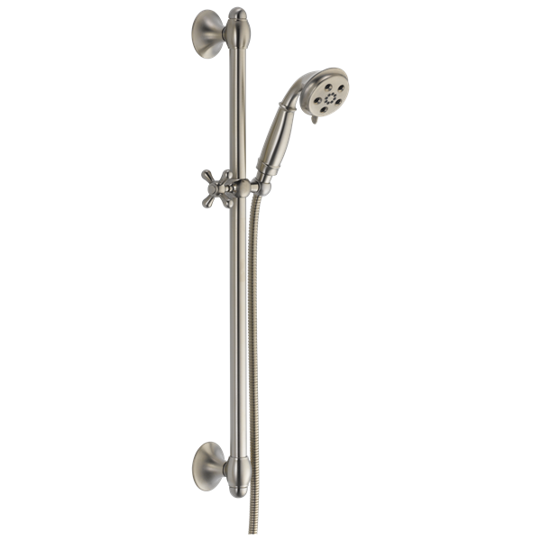 Delta - H2Okinetic 3-Setting Slide Bar Hand Shower
