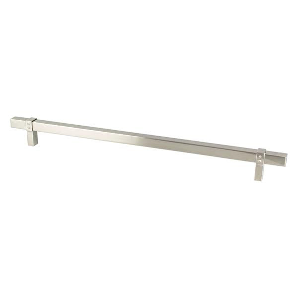 Berenson - Rivet Rebel 18 inch CC Brushed Nickel Appliance Pull