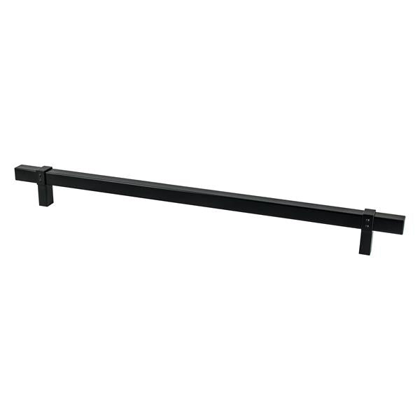 Berenson - Rivet Rebel 18 inch CC Matte Black Appliance Pull