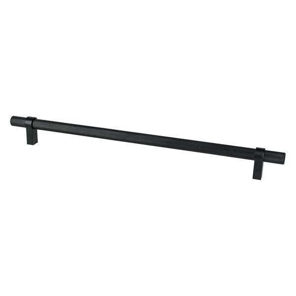 Berenson - Radial Reign 18 inch CC Matte Black Appliance Pull
