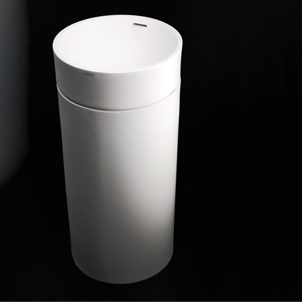Lacava - Torre Pedestal Made Of Solid Surface, For Bathroom Sink 5150 (Sold Separately)