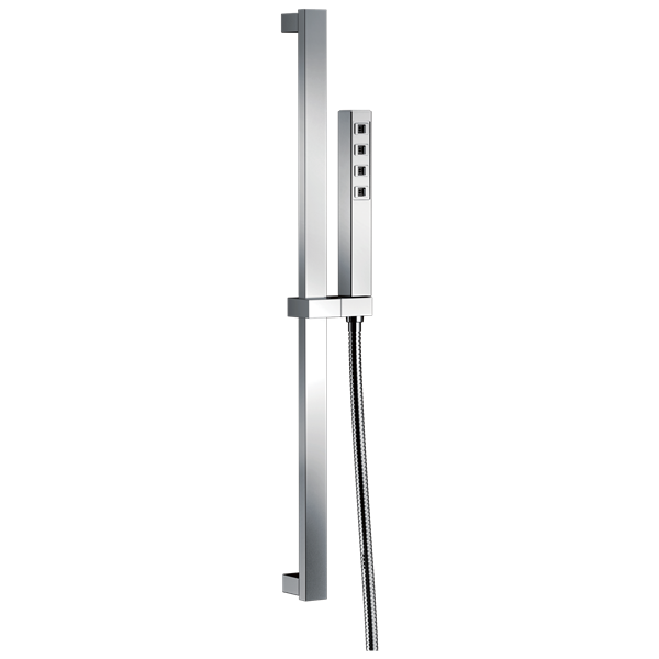 Delta - H2Okinetic Single-Setting Slide Bar Hand Shower