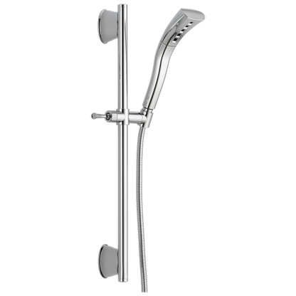 Delta - H2Okinetic Single-Setting Slide Bar Hand Shower