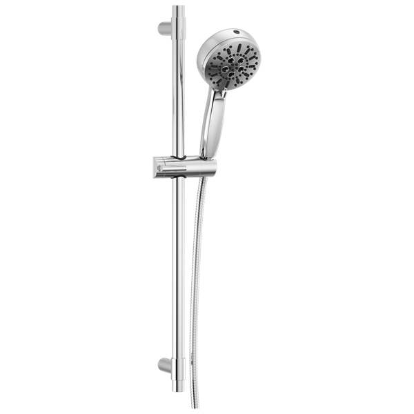 Delta - 7-Setting Slide Bar Hand Shower With Cleaning Spray