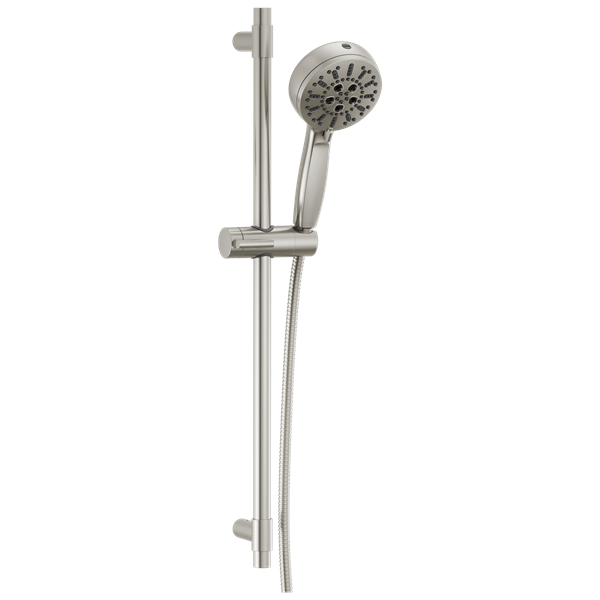 Delta - 7-Setting Slide Bar Hand Shower With Cleaning Spray