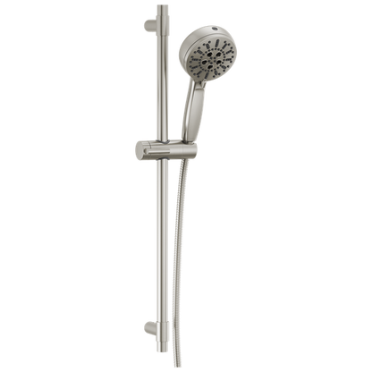 Delta - 7-Setting Slide Bar Hand Shower With Cleaning Spray