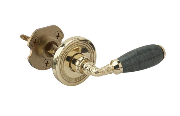 Phylrich - Green Marble Door Lever - Half Dummy