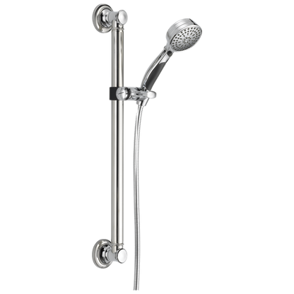 Delta - Activtouch 9-Setting Hand Shower With Traditional Slide Bar / Grab Bar
