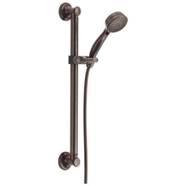 Delta - Activtouch 9-Setting Hand Shower With Traditional Slide Bar / Grab Bar